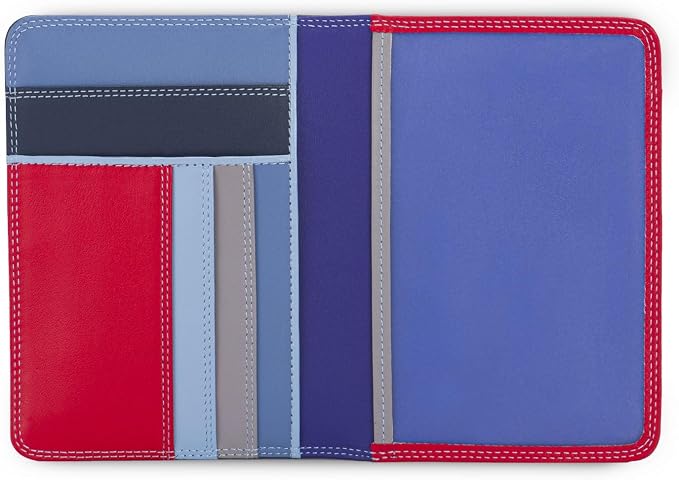 mywalit Leather Travel Passport Cover | Royal | 3 Cards, Notes And Transparent Passport Section - Image 2