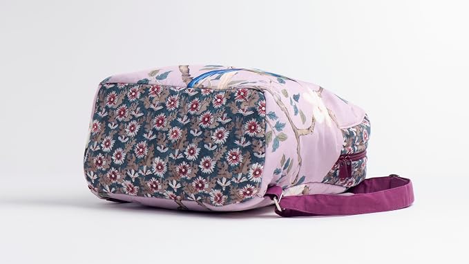 Maison d' Hermine Backpack for Women Men Cotton Shoulder Multipurpose Rucksack with Small Pouch Lightweight Multi Pocket Bag for Travel Work Beach Perfect for Spring Summer (Osaka) - Image 9