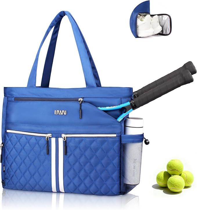 Tennis Bags for Women, Tennis Bag Holds 2 Rackets, Gym Bags with Ventilated Shoe Compartment, Suitable for Pickleball Tennis Badminton by NSTfashionbag