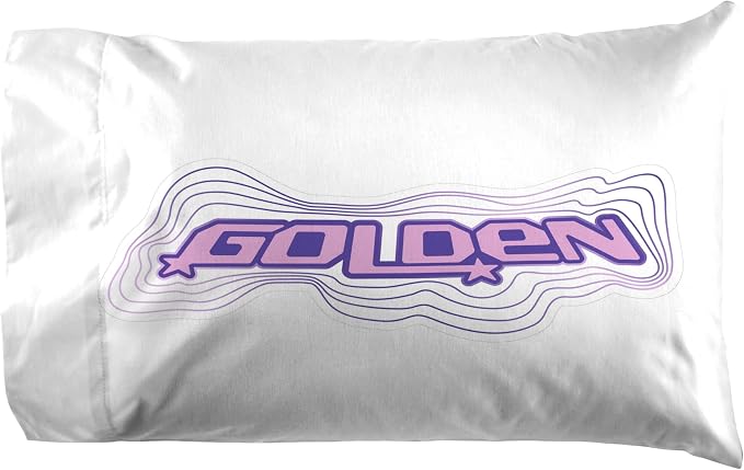 Jay Franco Kids Sheet Set with Fitted, Flat Sheets & Pillow Cover - Ultra-Soft Bedding with Pillowcase for Room Decor, White - Kpop Demon Hunters, 4 Piece Queen - Image 4