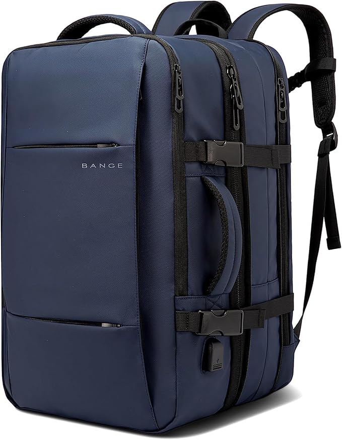 BANGE Travel Backpack,35L Carry on Backpack, Men Airline Approved Backpack, Expandable Business Laptop Daypack by BANGE