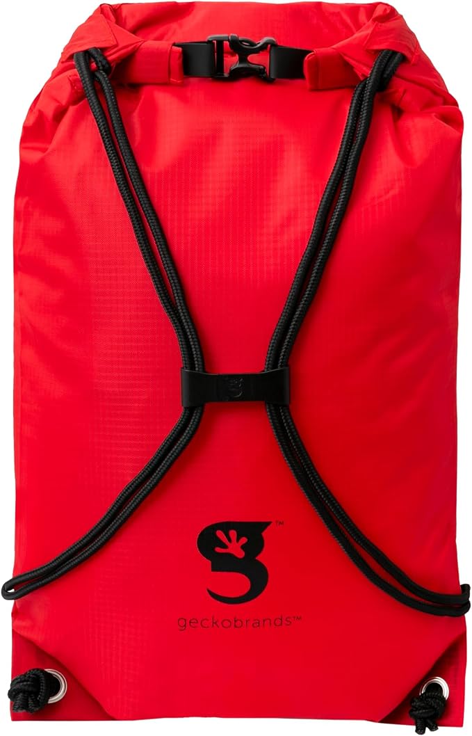 geckobrands Embark 10L Drawstring Backpack – Waterproof, Lightweight Dry Bag for Beach, Hiking, and Light Water Activities - Image 2