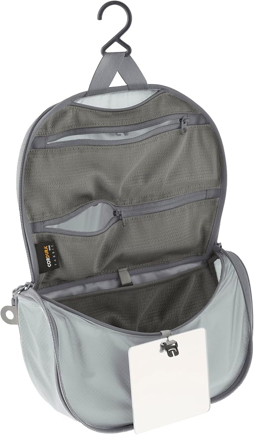 Sea to Summit Small Hanging Toiletry Bag, Extra Compact Travel Organizer for Minimalist Adventures, HighRise Grey by Unknown