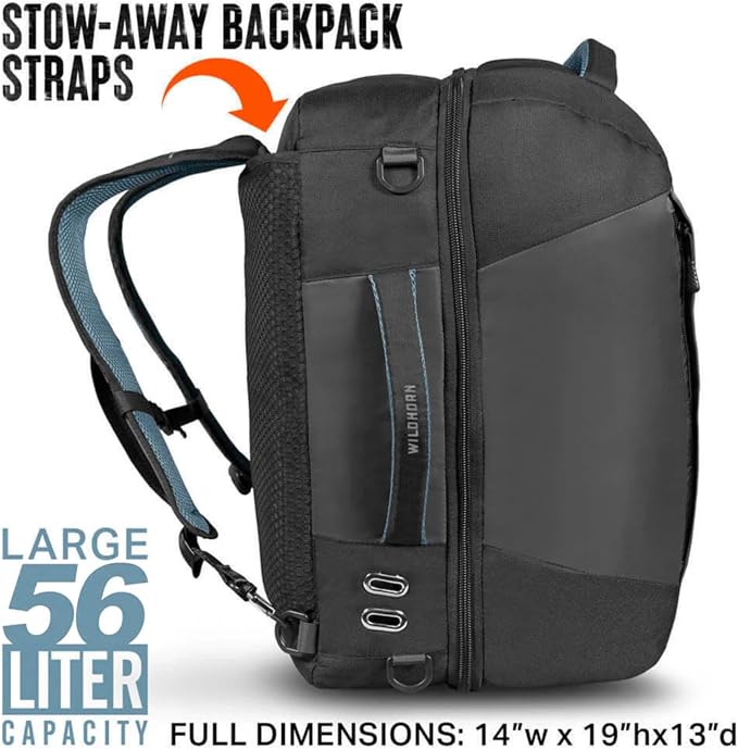 Wildhorn Brimhall 65L Ski Boot Bag & Snowboard Backpack -US Ski Team Official Supplier- Waterproof & Durable, 3 Carry Travel Options, Fits Boots, Helmets, Goggles & Outerwear - Image 4