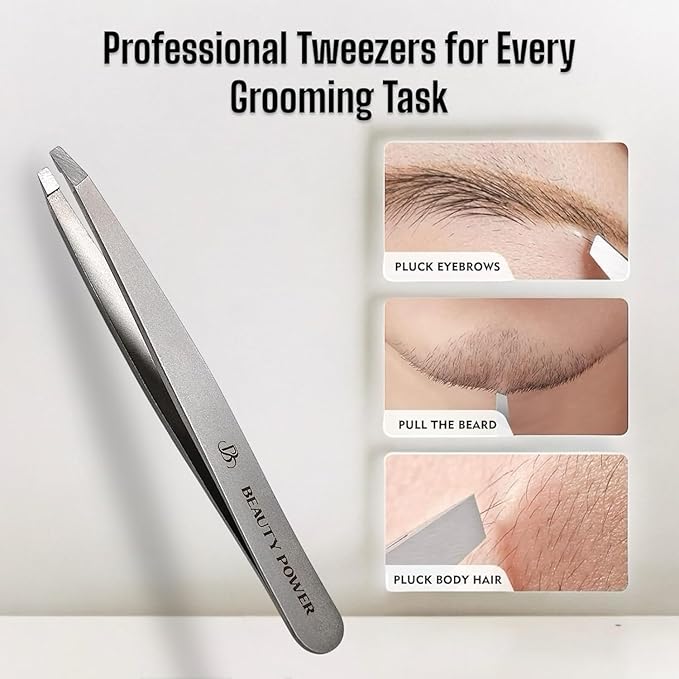 9 in 1 Professional Manicure Pedicure Set - Stainless Steel Nail Clippers, Nano File, Cuticle Nipper, Scissors, Tweezers, Travel PU Leather Case for Men & Women - Gift Ready Brown New