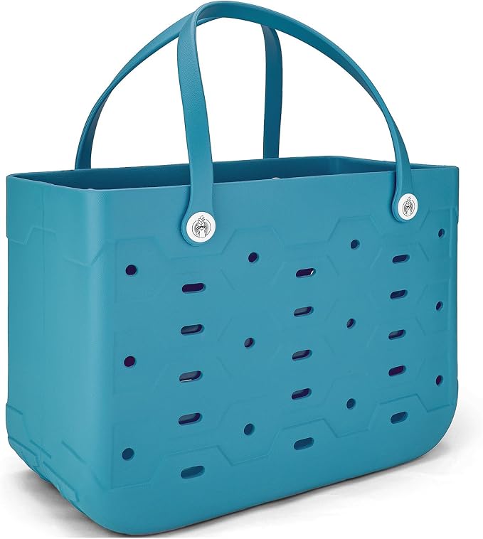 2-Pack Large Beach Bags XL & M Waterproof Tote, Sandproof, Washable- Essentials: Pool, Boat, Sports, Groceries - Image 7