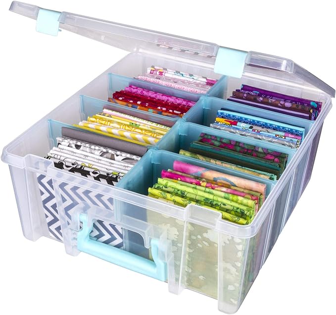 ArtBin Super Satchel Double Deep with Dividers and Semi Satchel with Dividers | Art & Craft Storage - Image 2