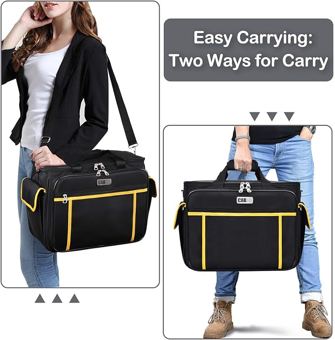 CAB55 Sewing Machine Case - Carrying Bag with Removable Padding, Tote for Machine and Accessories - Image 7