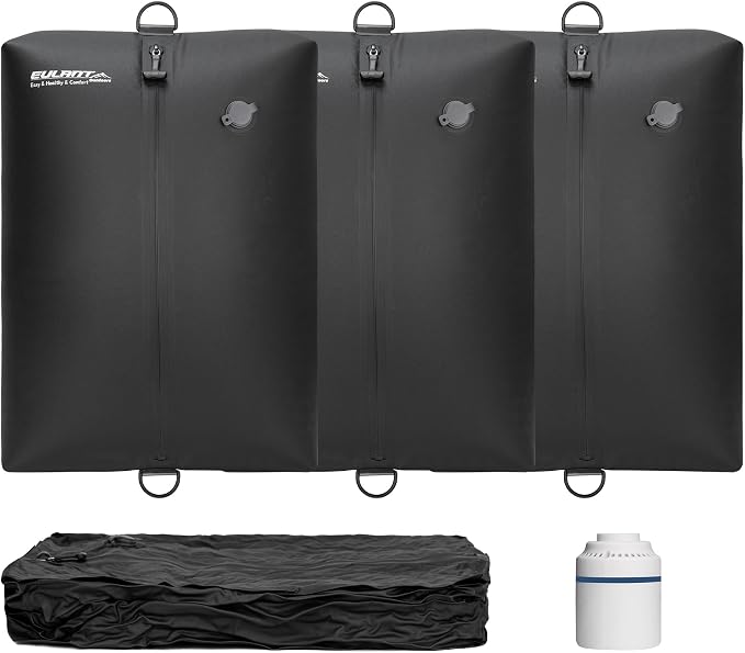 Eulant Travel Vacuum Bags with Pump,Professional IPX8 Waterproof Vacuum Compression Bag for Carry-On Suitcase & Travel Backpack,Space Saver Bags Packing Organizers(3 Pack,Black) by EULANT