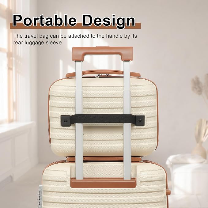 Joyway Luggage Set 7 Piece Suitcase Sets with Spinner Wheel,Hardside Expandable Travel Laggage with TSA Lock (18/20/24/28 White - Image 4