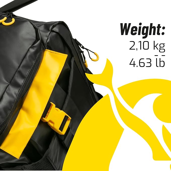 Cressi Waterproof 110 liter Duffel Bag - Adjustable Shoulder Strap - Equipment Protection for Outdoor Activities, Water Sport, Boating, Scuba Diving - Megattera: Designed in Italy by Cressi - Image 3