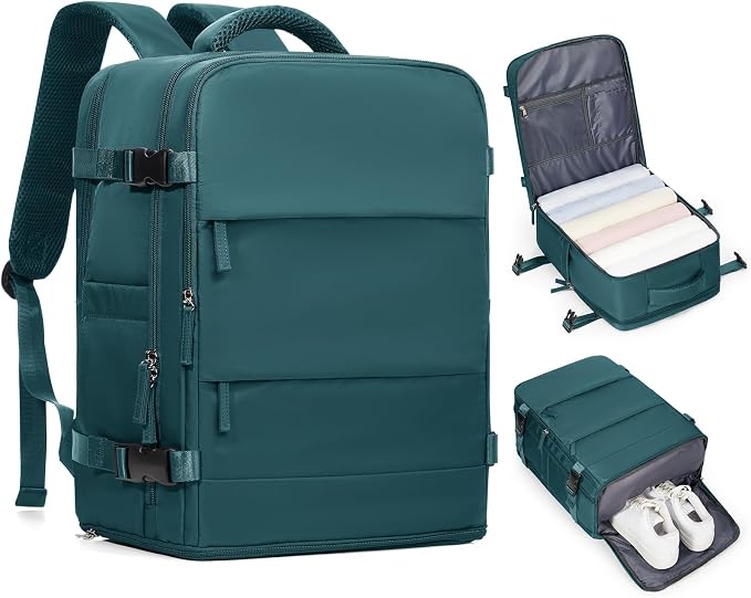 coofay Travel Backpack Carry on Flight Approved Mochila De Viaje Carry on Backpack for Airplanes Spirit Airlines Personal Item Travel Bag Traveling Backpack for Women Men Travel Essentials by coofay