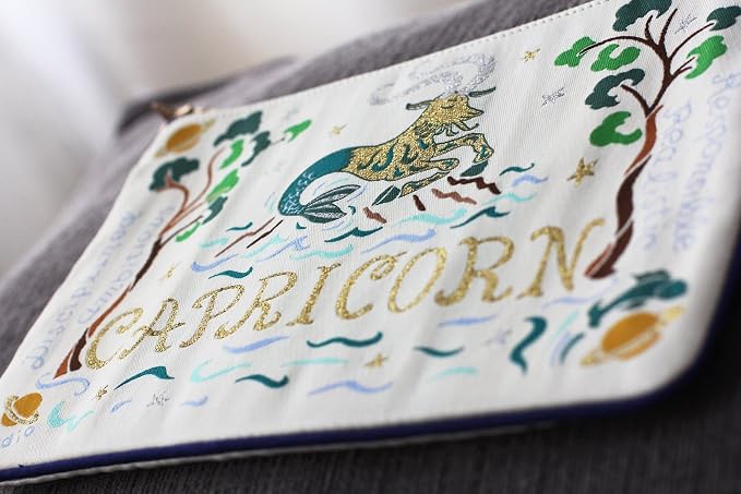 Catstudio Astrology Zipper Pouch, 5x7 Travel Toiletry Bag, Makeup Bag, Dog Treat Pouch, or Travel Purse - Image 3