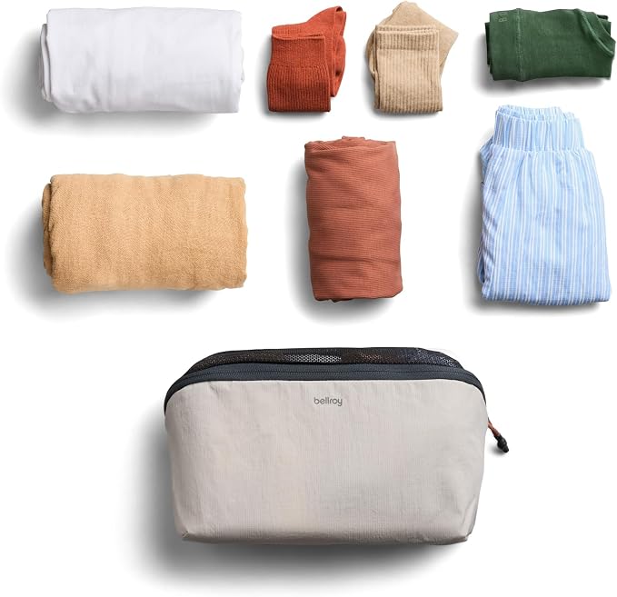 Bellroy Packing Cube 4L (Organizer Packing Pouch with Internal Zip Pocket and Durable, Lightweight Design) - Ash - Image 7
