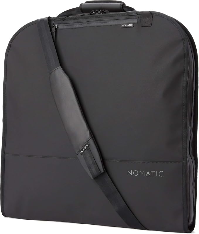 NOMATIC Garment Bag - Premium Black Nylon Garment Bag, Travel Hanging Luggage Garment Bag with Shoe Compartment, Holds Up To 3 Suits Plus Accessories, V2 by Nomatic
