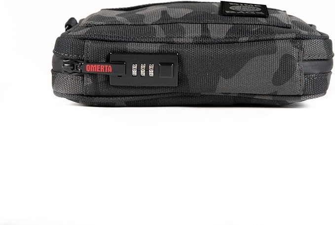 DIME BAGS Lockable Odor Sealing Padded Pouch, 3-Digit Combo Lock & Hidden Storage Pocket, Carbon Lined Scent Protection Boss - Image 3