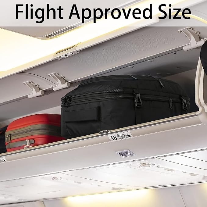 Vancropak 35L Carry on Bags for Airplanes, Luggage Backpack for Travel | Airline Approved Travel Bag, Adjustable Strap, Hidden Shoulder Strap, Weekender Business Daypack, Water Resistant Backpack - Image 6