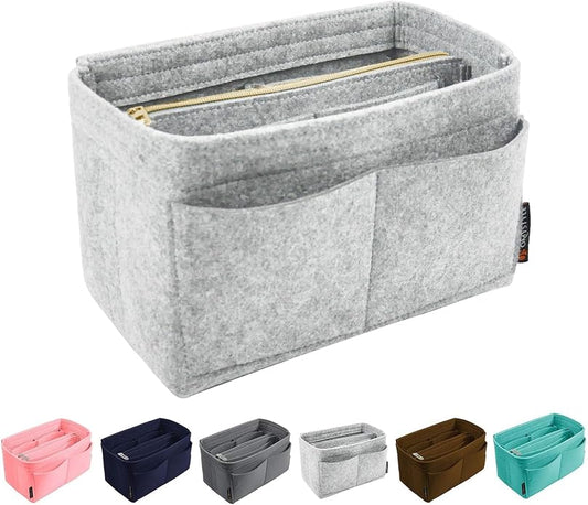 OMYSTYLE Purse Organizer Insert, Felt Tote Bag Organizer Insert with 5 Sizes, Handbag Dividers for Inside Purse, Compatible with Longchamp, Neverful, Speedy and More by OMYSTYLE