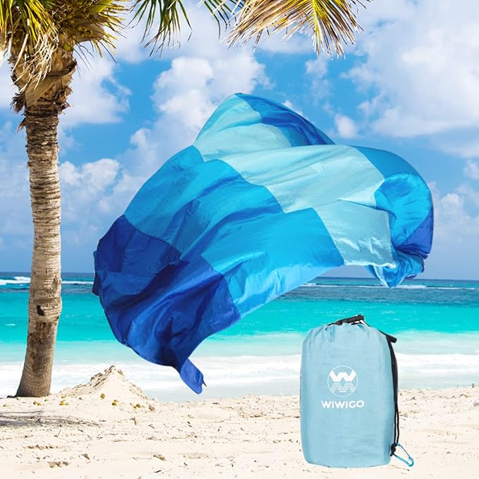 WIWIGO Beach Blanket Waterproof Sandproof Beach Mat 79" X 83"/10'x9'for 2-8 Adults Quick Drying Outdoor Picnic Mat Beach Accessories for Travel, Camping, Hiking - Image 5