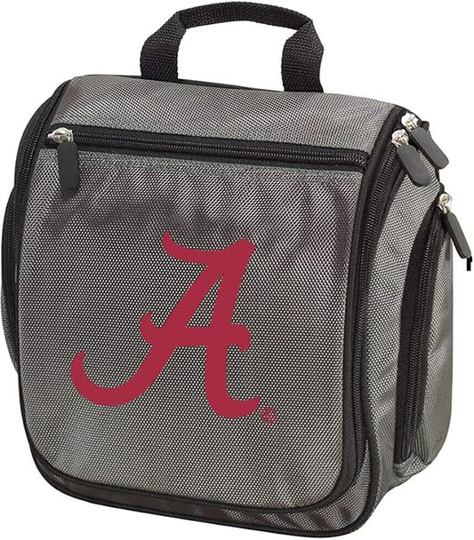 Broad Bay Alabama Toiletry Bags Or Hanging Travel Alabama Shaving Kit for Men (Gray - A Logo) by BroadBayPersonalizedGifts