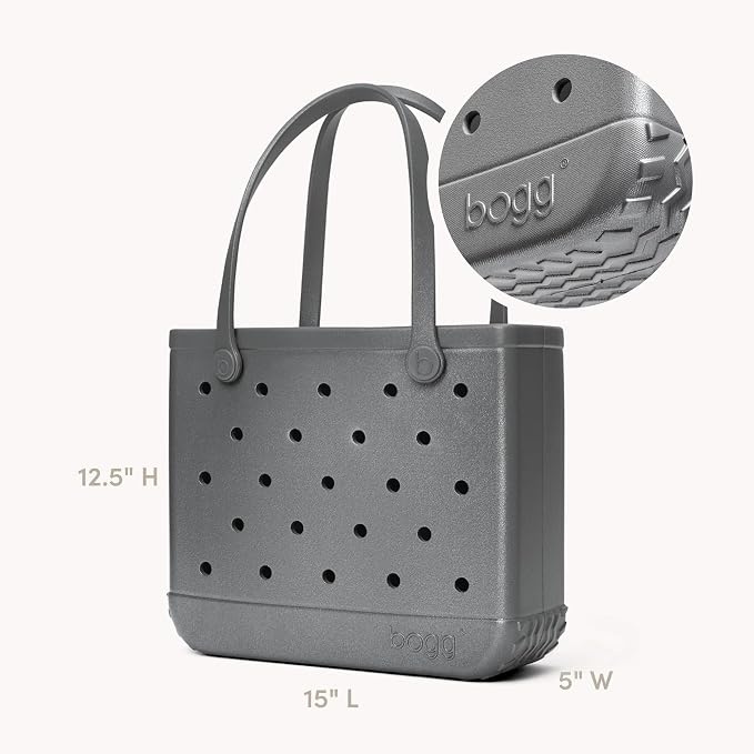 BOGG BAG Medium Tote – 15” x 12.5” x 5” – Durable, Washable, Tip-proof – Beach, Pool, Boat, Work, Sports - Image 3