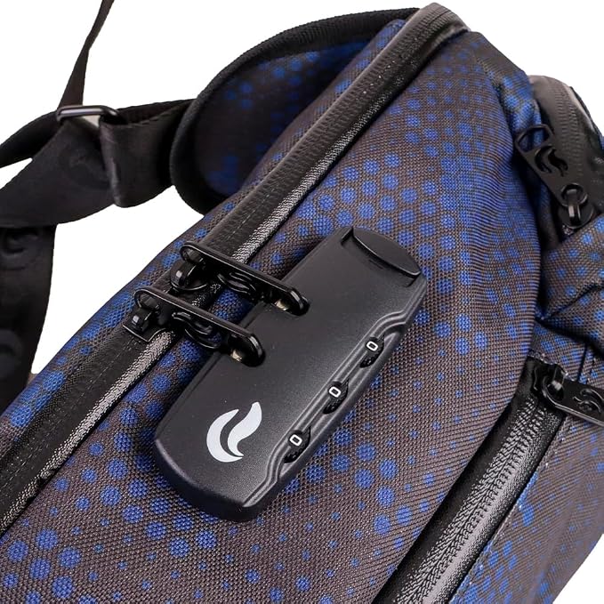 Skunk Eclipse Cross Body Backpack (Cosmic Blue Digital Camo) - Image 6