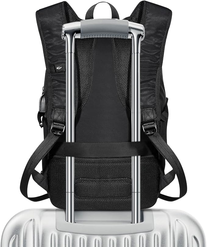 Tzowla 35 Liter Anti Theft Backpack with Tracker Tag,Giant Tumbler Holder Pocket and Lock,15.6 Inch Laptop Backpack - Image 8