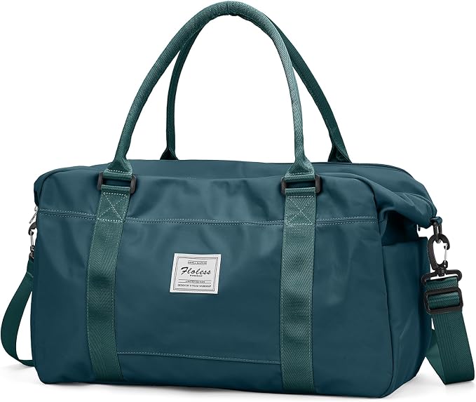 Travel Duffel Bag, Carry On Overnight Weekender Bags for Women | Travel Bag with Wet Pocket & Trolley Sleeve, For Spirit Airlines 18x14x8 Personal Item Bag by HYC00