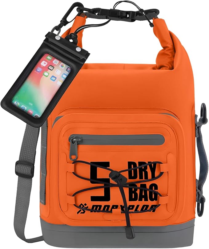 MORXPLOR Dry Bag Waterproof,5L/10L/20L/30L/40L/55L Roll Top Dry Bag Backpack with WaterProof Phone Case for Swim,Kayak by MORXPLOR