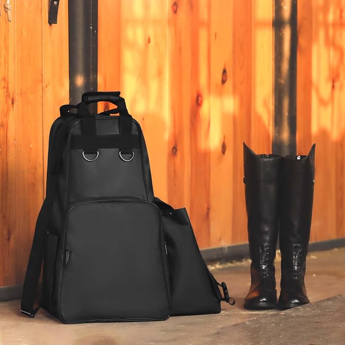 Harrison Howard Equestrian Pack Equipment Multi-Functional Carry Bag for Boots Helmet Horsewhip Horse Riding Pack Equipment - Image 6