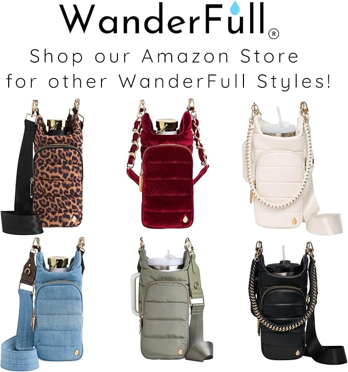 WanderFull Original HydroBag Crossbody Water Bottle Holder with Phone Pocket, Fits Water Bottles up to 32 oz - Image 8