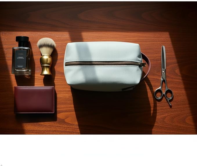 Northwind Personalized Canvas Toiletry Bag – Made in USA - Monogrammed Shaving Organizer Kit for Men & Women, Custom Gift for Travelers, Travel Toiletry Bag for Grooming Essentials - Image 3