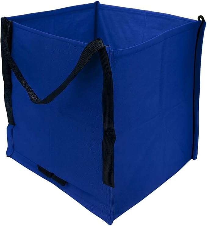 DURASACK Heavy Duty Storage Tote Bag 22-Gallon, Blue | Rugged Woven Polypropylene Moving Bag, Reusable Self-Standing Design, Holds up to 500 Pounds by DURASACK