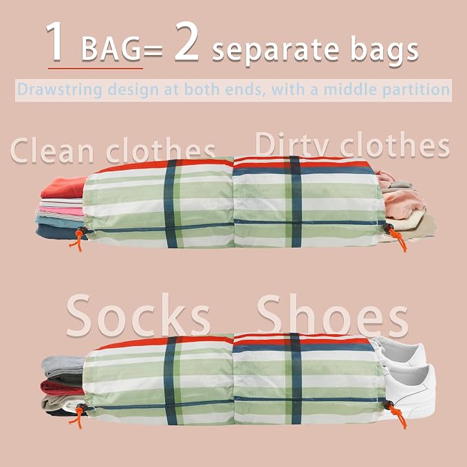 7 Pcs Compression Packing Cubes for Travel Luggage, Lightweight Suitcase Organizer Bags Set, Compression Packaging Cube for Travel Essentials, Packing Cubes for Carry on Suitcase - Image 6