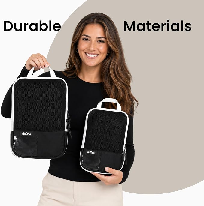 Luxury 8 Set Compression Packing Cubes for Travel. Heaven Sent.- Lightweight Luggage Organizer Bags - Durable Space Saver Bags - Travel Essentials - Image 3