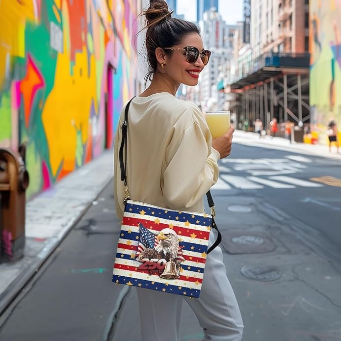 HUGS IDEA Boho Bags for Women Leather Handbag Shoulder Bucket Crossbody Purse - Image 2