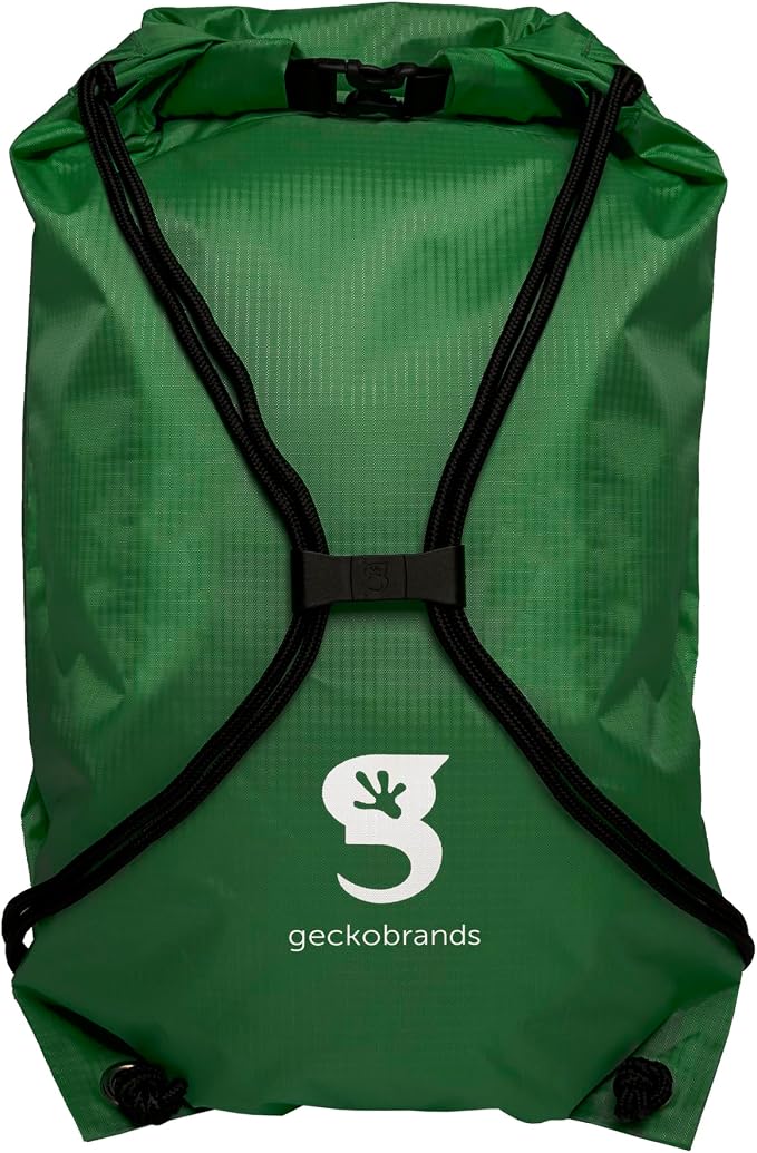 geckobrands Embark 10L Drawstring Backpack – Waterproof, Lightweight Dry Bag for Beach, Hiking, and Light Water Activities - Image 2