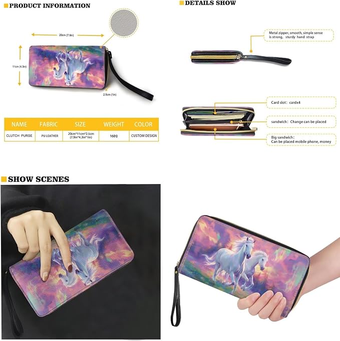 Women Purse Handbags Wallet Sets Leather Shoulder Tote Bag for Women,Top Handle Purse with Wrist Wallet Bag - Image 4