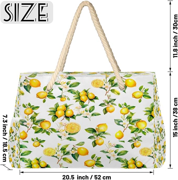Large Beach Bag with Zipper Beach Bags for Women Water Resistant Swim Pool Bag - Image 4