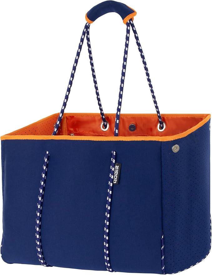 QOGiR Neoprene Multipurpose Beach Bag Tote with Inner Zipper Pocket … … … … by QOGiR