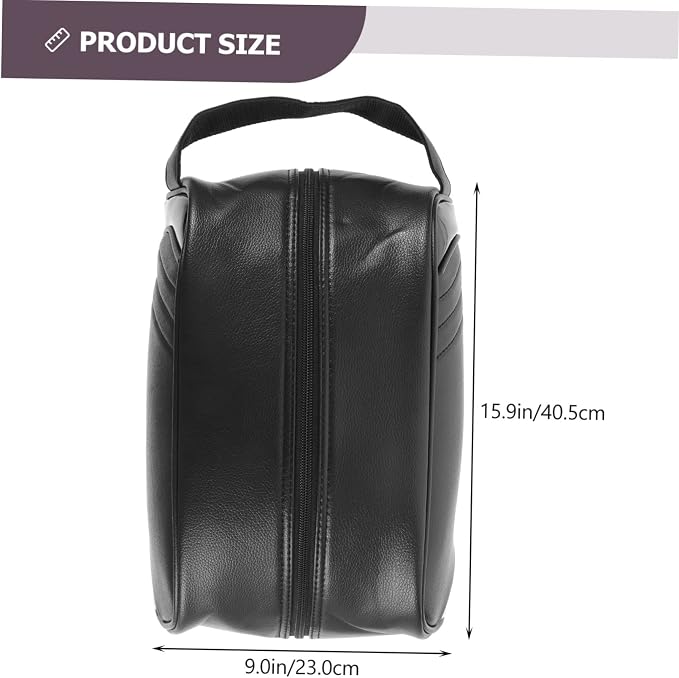 Waterproof Golf Shoe Bag Zipper Shoes Storage Carrier for Travel Sports Cycling Football Tennis Outdoor Golf Pouch 12.59X9.05X5.11In - Image 2