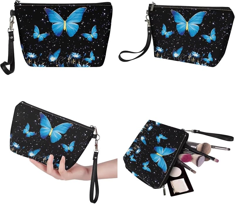 GIFTPUZZ Women Tote Bag Women Wallet Portable Cosmetic Bag for Women Bag Set 3 Pack PU Leather Bags with Zipper - Image 6