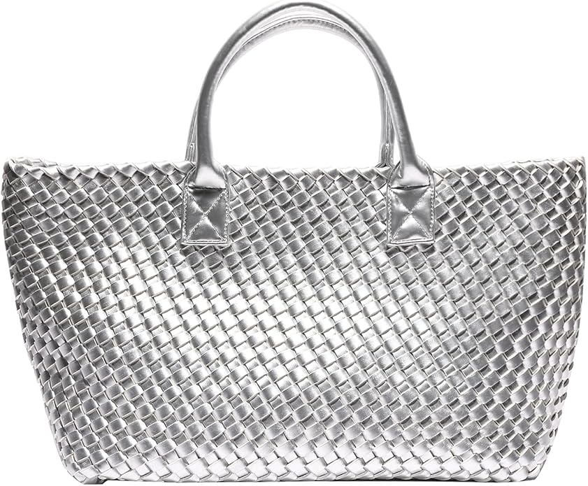 Woven Bag Shopper Bag Travel Handbags and Purses Women Tote Bag Large Capacity Shoulder Fashion Bags by Weayouth