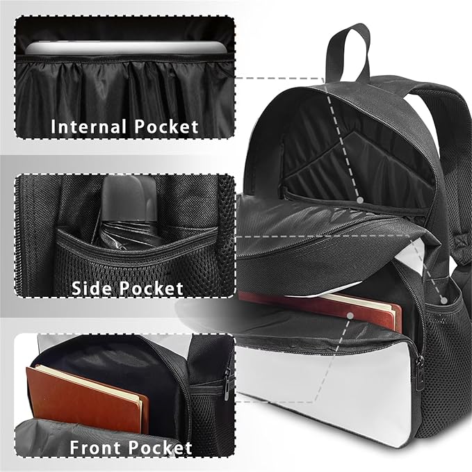 Kids School Bag Aztec Cow Western Backpack for Boys with Lunch Box Cooler Water Bottle Sleeve Cover Small Portable Pencil Pen Case Back to School Supplies - Image 3