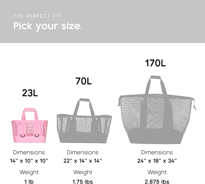 MISSION Boat Gear CASSI Heavy-Duty Outdoor Tote and Waterproof Marine-Grade Mesh Boat Bags - Image 5