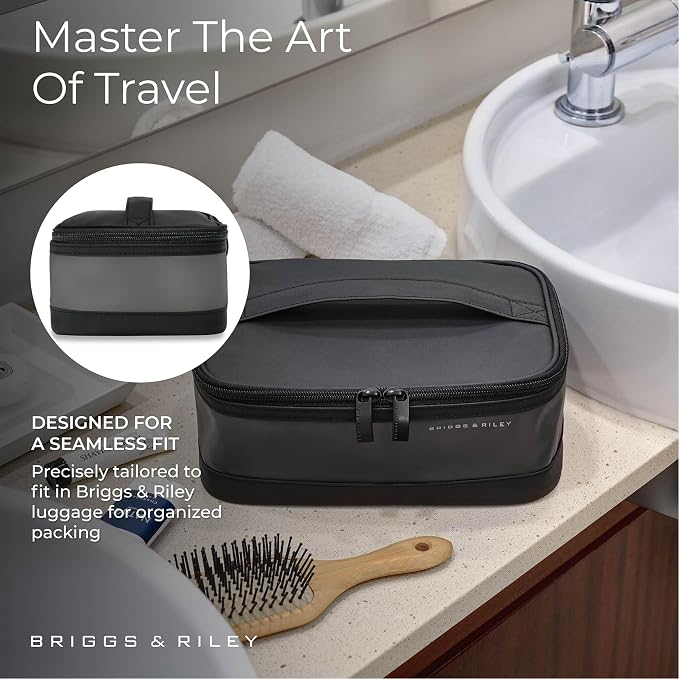 Briggs & Riley Toiletry Kit - Travel Bags for Women & Men, Organizer for Vacation, Dopp Kit for Bathroom Accessories, Makeup, & Skincare - Image 6