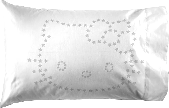 Jay Franco Sheet Set with Fitted, Flat Sheets & Pillow Cover - Ultra-Soft Bedding with Pillowcase for Room Decor, White - Hello Kitty, 3 Piece Twin - Image 3