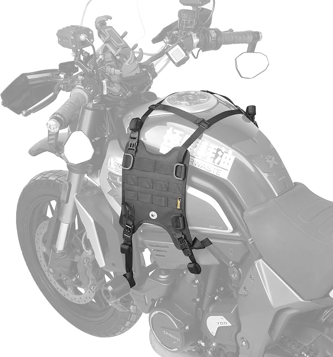 Rhinowalk Motorcycle Tail Bag Base, Universal Saddle Bag Mount by Rhinowalk
