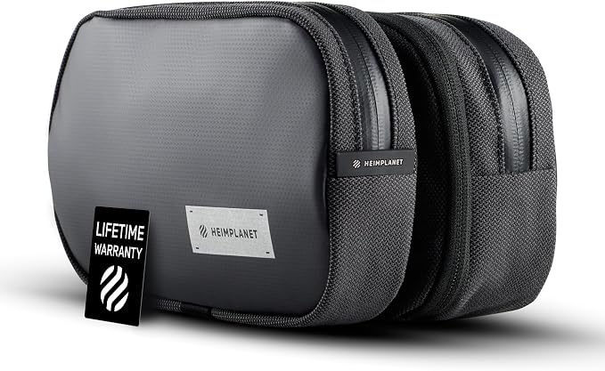 HEIMPLANET Original | HPT Carry Essentials - DOPP KIT | Hanging or standing travel toiletry bag | PVC-Free wash bag made from waterproof Dyecoshell |Supports 1% for The Planet (Regular) by HEIMPLANET