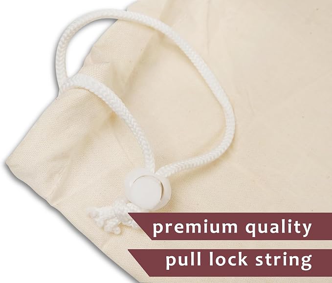 4 Pack Reusable Laundry Bags - 100% Cotton Multi Purpose Travel Laundry Bag - Durable & Machine Washable - Large Laundry Bag 28 x 36" - Image 5